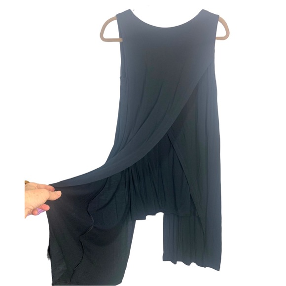 CAbi Beyond Tee Multiway Tank Convertible Black Scoop Neck Tunic Top 3243, Small - Picture 5 of 8